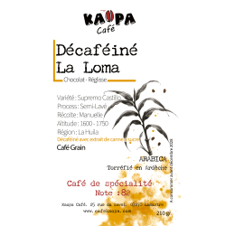 Décaféiné Colombie